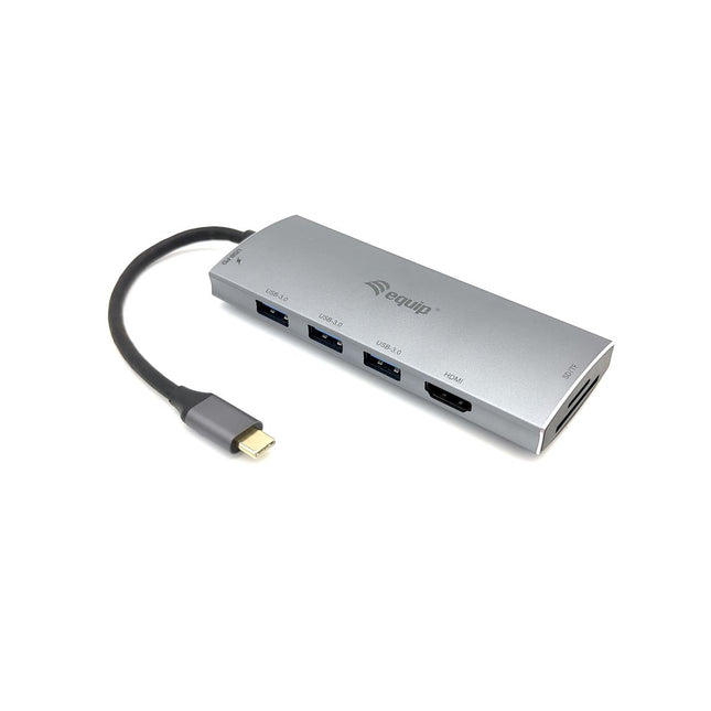 Equip USB-C Mannelijk - 7 In 1 Multifunctionele Adapter/Docking Station