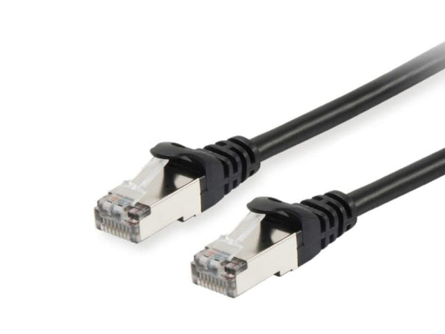 Cat 6 S/FTP (PiMF) netwerkkabel - 50 cm - Zwart - 100% koper