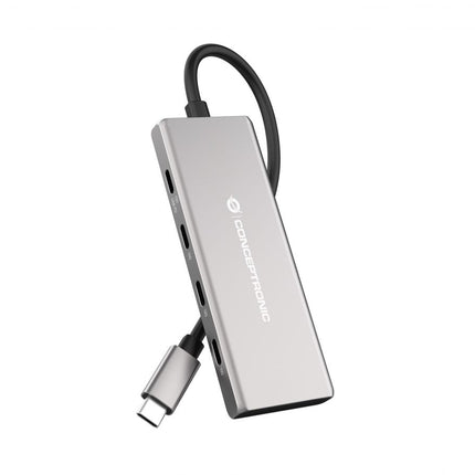 USB hub 3.2 gen 2 - 7-poorts - USB C naar 4 x USB C - 3 x USB A - 10 Gbps