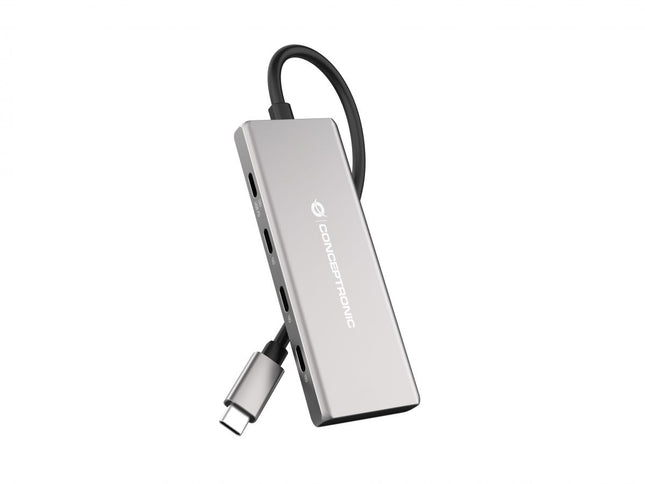 USB hub 3.2 gen 2 - 7-poorts - USB C naar 4 x USB C - 3 x USB A - 10 Gbps