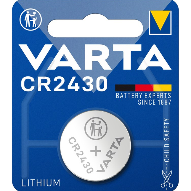 Varta CR2430 (6430) Batterij - 3 Volt  -  1 stuk