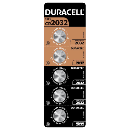Duracell Knoopcel batterijen CR2032 -  5 stuks