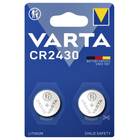 Varta CR2430 (6430) Batterijen - 3 Volt  -  2 stuks