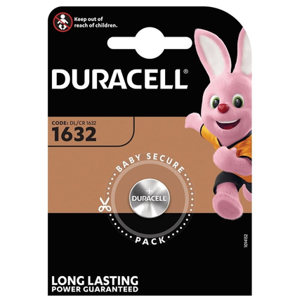Duracell  CR1632 Batterij - 3 Volt -  1 stuk