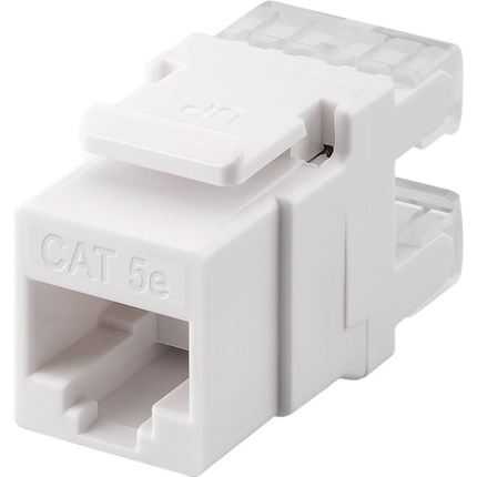 Keystone-module RJ45 – CAT5e – UTP – 100 MHz – 3 micron verguld