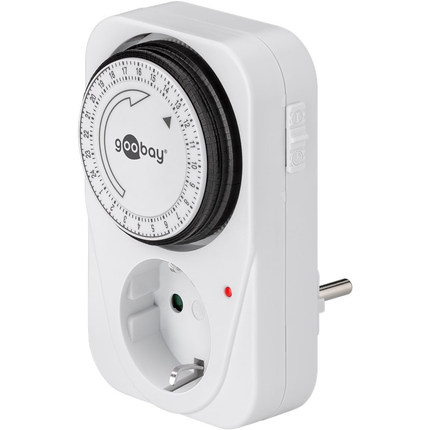 Mechanische / Analoge Tijdschakelaar - 96 Schakelingen per 24 uur - Voor Binnen - Wit