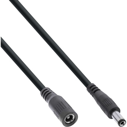 5 meter DC verlengkabel - DC (m) naar DC (v) - 5.5 x 2.5 mm - Zwart