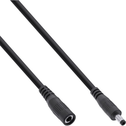 5 meter DC verlengkabel - DC (m) naar DC (v) - 4.0 x 1.7 mm - Zwart