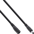 5 meter DC verlengkabel - DC (m) naar DC (v) - 4.0 x 1.7 mm - Zwart