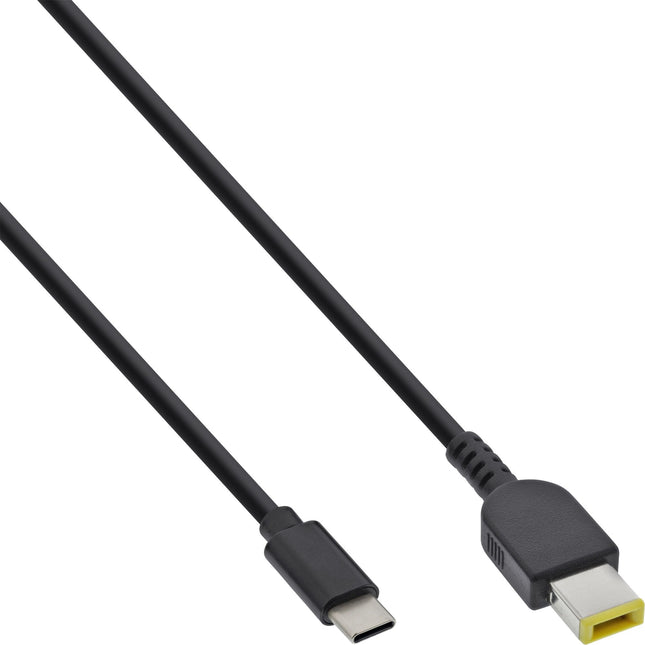 USB-C naar Slim Tip Laadkabel - 11 x 4,5 mm - 2 meter - Power Delivery 20V - Zwart