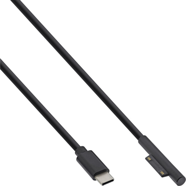 USB-C naar Microsoft Surface Laadadapter - 3 meter - Power Delivery 15V / 3A (45W) - Zwart