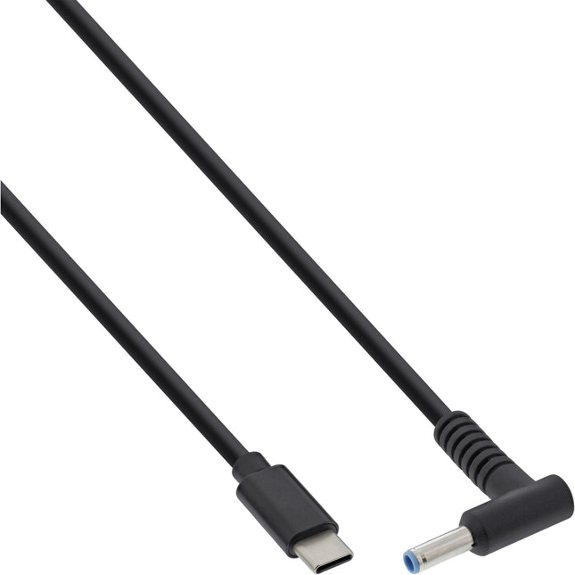 USB-C naar DC Laadkabel - 4,5 x 2,8 mm (met pin, haakse connector) - 2 meter - Power Delivery 20V