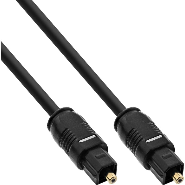 Optische Audiokabel Toslink 2,2 mm - M/M - 1 meter - Vergulde contacten