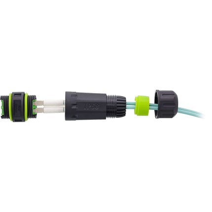 Glasvezelkoppeling LC – IP68 – 2x2 LC – buitengebruik – M20