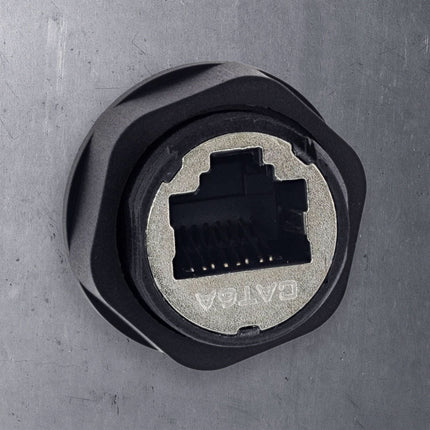 Patchkabelkoppeling Cat.6A – kort – IP68 – 2x RJ45 – afgeschermd
