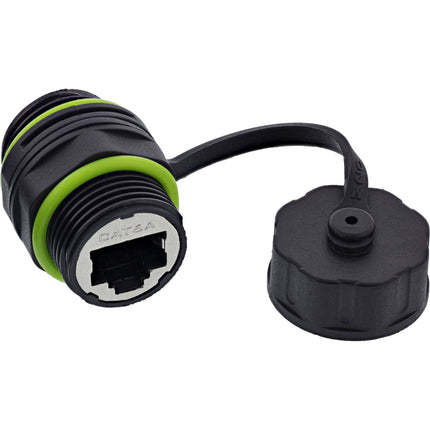 Patchkabelkoppeling Cat.6A mini – IP68 – afgeschermd – 2x RJ45