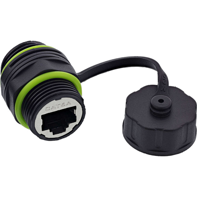 Patchkabelkoppeling Cat.6A mini – IP68 – afgeschermd – 2x RJ45