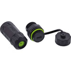 USB-C-koppeling, kort, IP68, 2x USB-C-aansluiting, afgeschermd