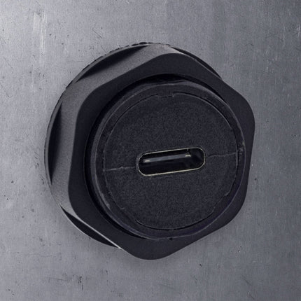 USB-C-koppeling, kort, IP68, 2x USB-C-aansluiting, afgeschermd