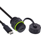 50 cm USB-C koppeling IP68 – afgeschermd (aansluiting naar stekker)