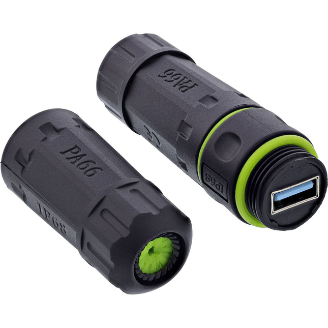 USB-A koppeling IP68 – 2x USB-A (afgeschermd, M20)