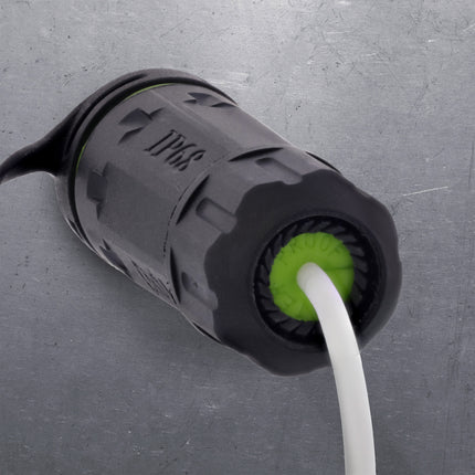 USB-A koppeling kort IP68 – 2x USB-A (afgeschermd)