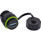 USB-A koppeling mini IP68 – 2x USB-A (afgeschermd)