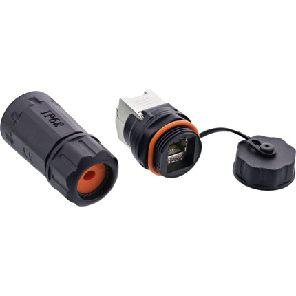Patchkabelkoppeling RJ45 Cat.6A – IP68 – met stofkap