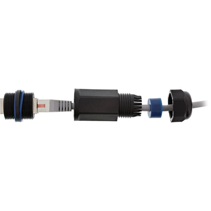 RJ45 Cat.6 koppeling – IP67 – waterdicht – 2x RJ45 F/F