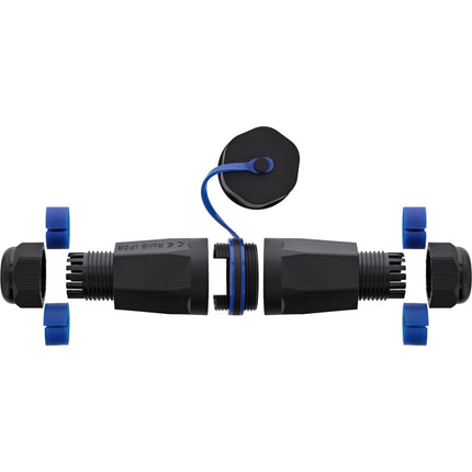 Kabelconnector behuizing RJ45 Keystone – IP68 – met deksel