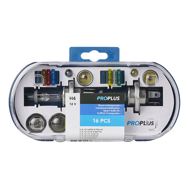 ProPlus reservelampenset H4 12 V – 16-delig