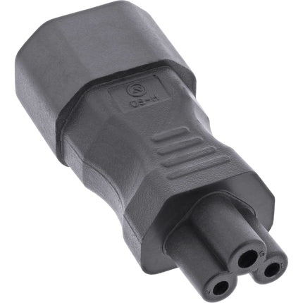 Voedingsadapter C5 (v) naar C14 (m)- Zwart - 250V / 2,5A