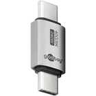 Koppelstuk USB-C - USB-C (m) naar USB-C (m) - USB4 40 Gbps - PD 240W - 8K 60Hz - aluminium