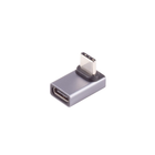 USB-C Haakse Adapter boven/beneden - USB4 40 Gbps - PD 240W - 8K 60Hz - Metaal