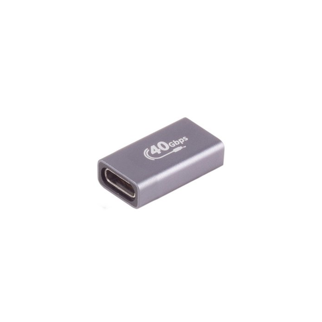 USB-C Koppelstuk (v-v) - USB4 40 Gbps - PD 240W - 8K 60Hz - Metaal