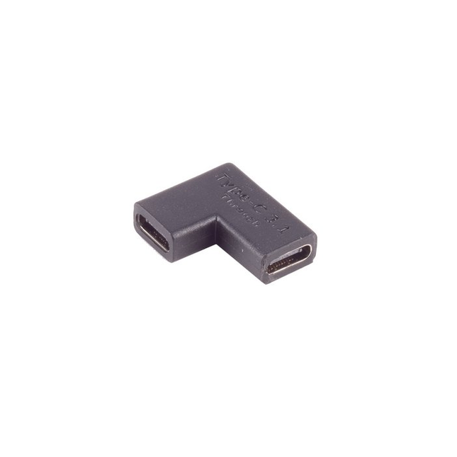 USB-C koppelstuk - USB 3.1 – 90° Haaks Links/Rechts – 10 Gbps - PVC