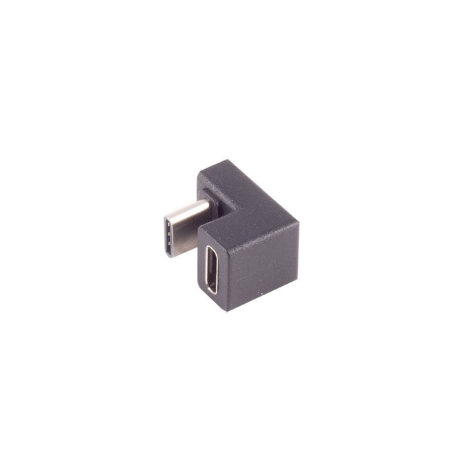 USB-C Adapter USB 3.1 - 180° U-Vorm - SuperSpeed 10 Gbps - Power Delivery - DP Alt Mode - PVC