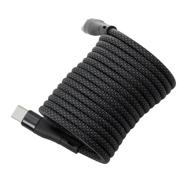 1 meter magnetische USB-C Kabel - USB 2.0 – 100W Power Delivery– Zwart