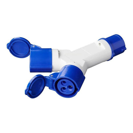 CEE Splitter – 2-weg – 16A – 230V – IP44 – 3-polig