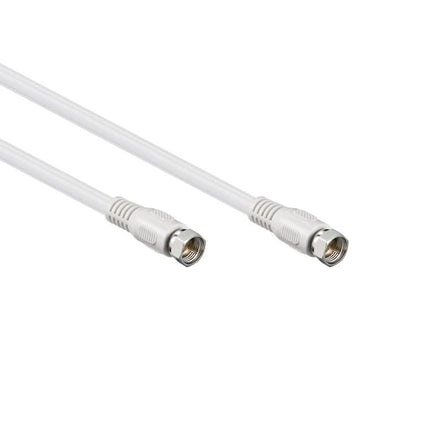 7,5 meter SAT-antennekabel – Dubbel afgeschermd (80 dB) – F-stekker > F-stekker
