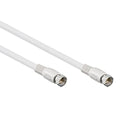7,5 meter SAT-antennekabel – Dubbel afgeschermd (80 dB) – F-stekker > F-stekker
