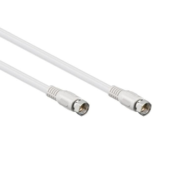10 meter SAT-antennekabel – Dubbel afgeschermd (80 dB) – F-stekker > F-stekker