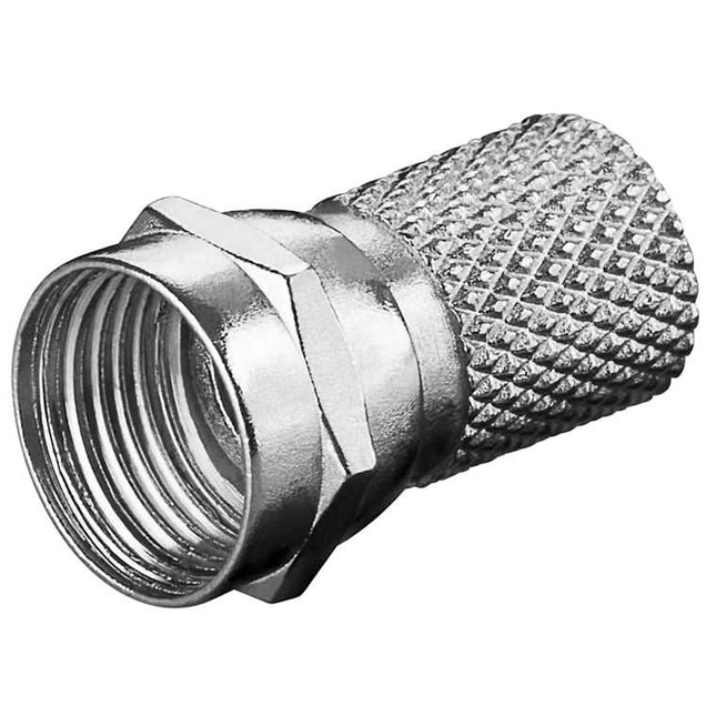 Twist-On F-Connector 7,0 mm - Zink