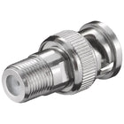 F-adapter: F-aansluiting (vrouwelijk) naar BNC-stekker (mannelijk)