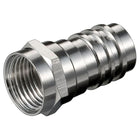 Krimp F-connector – Recht - Voor 6–7 mm coaxkabel - Metalen behuizing