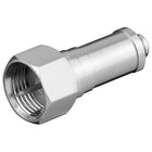 Afsluitweerstand met F-Connector - 75 Ohm -Met Gelijkspanningsblokkering - Zink