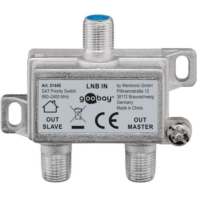 Premium Satelliet Priority Switch - 2 uitgangen - 950–2400 MHz