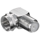 F-hoekadapter 90° – F-stekker (m) naar F-aansluiting (v) - Zink