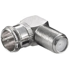 Hoekadapter F-stekker (m) (snel) naar F-aansluiting (v) 90° – Zink