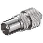 Coaxiale Stekker met Schroefbevestiging – Metalen uitvoering